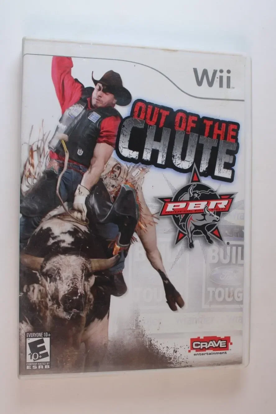 Out of the Chute - PBR (Nintendo Wii) Authentic, tested/works